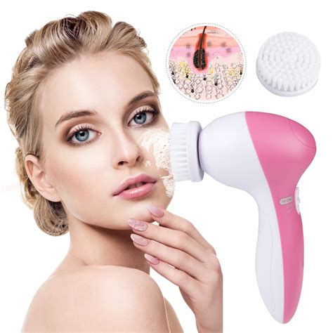 electric cleansing brush for face|portable electric facial cleansing brush.